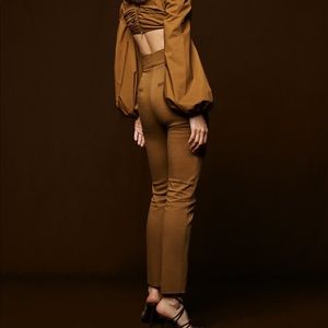 NWT Zara High Waisted Cigarette Pants